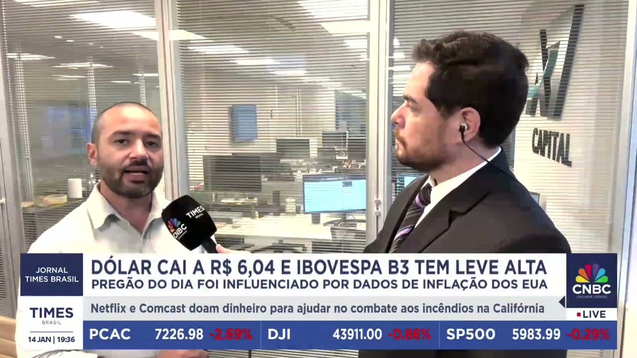 Fechamento do dólar resulta em queda, e Ibovespa B3 encerra dia em alta; André Fernandes comenta