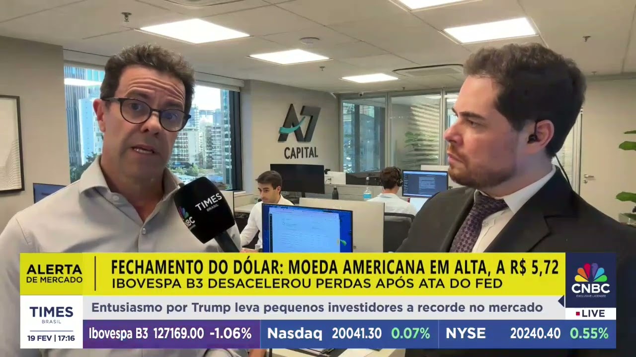 Marcelo Siqueira, da A7 Capital, no Jornal Times Brasil da CNBC