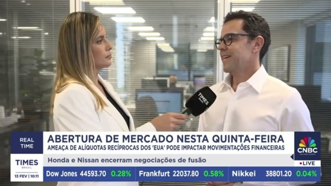 ABERTURA DO MERCADO | REAL TIME – 13/02/2025 | MARCELO SIQUEIRA