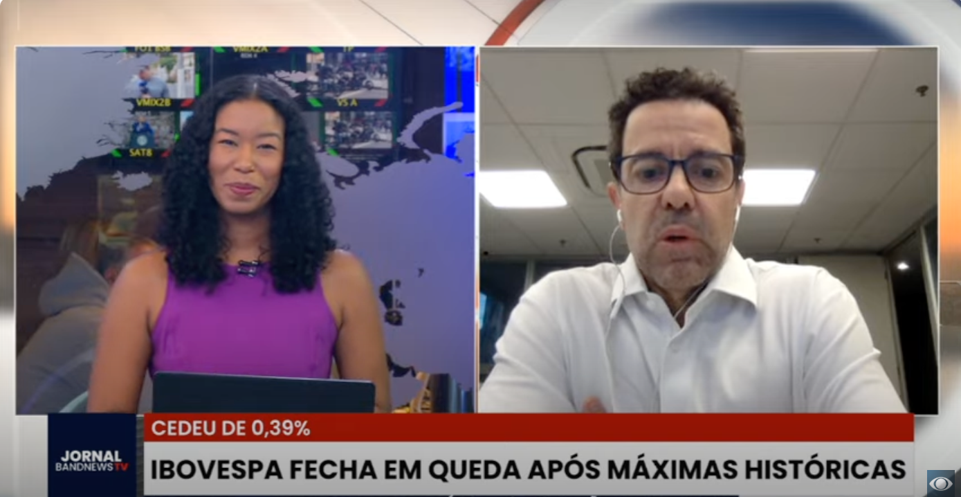 IBOVESPA fecha em queda após máxima histórica | BandNews TV