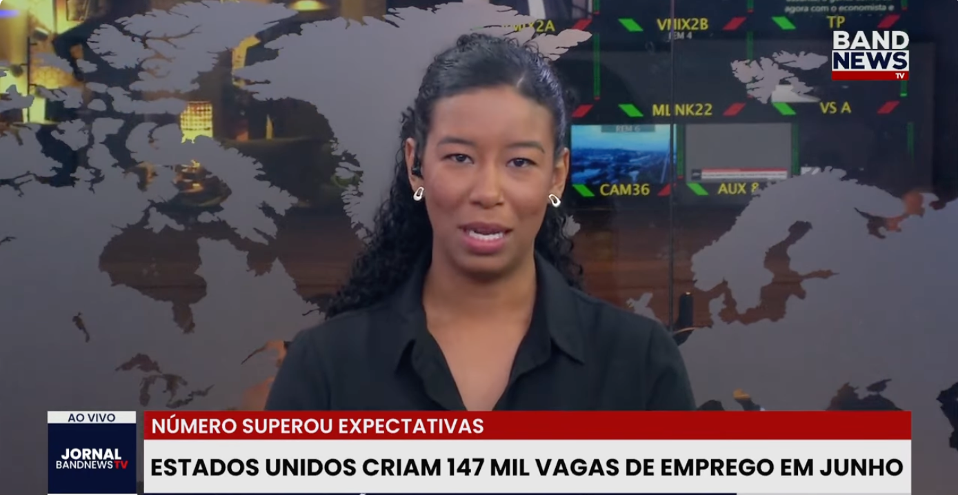 Estados Unidos criam 147 mil vagas de emprego em junho | BandNews TV